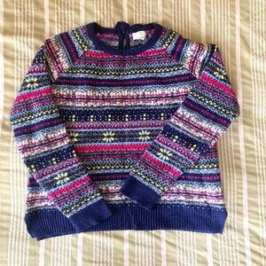 Caslon fair isle sweater, size M